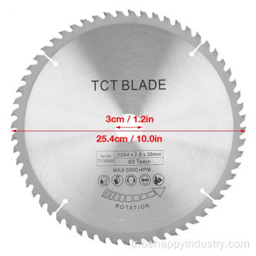 TCT karbür alüminyum kesme dairesel testere bıçağı